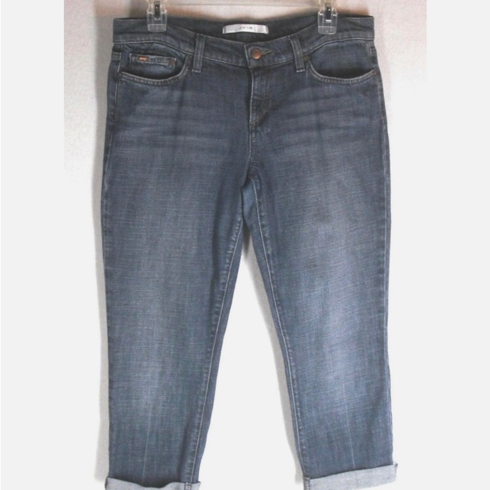 JOE'S JEANS sz 28 Capri Jeans Cuffed Stretch Cotton Denim Capris